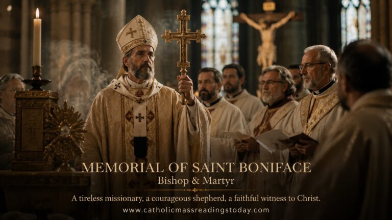 Memorial of Saint Boniface, Bishop and Martyr