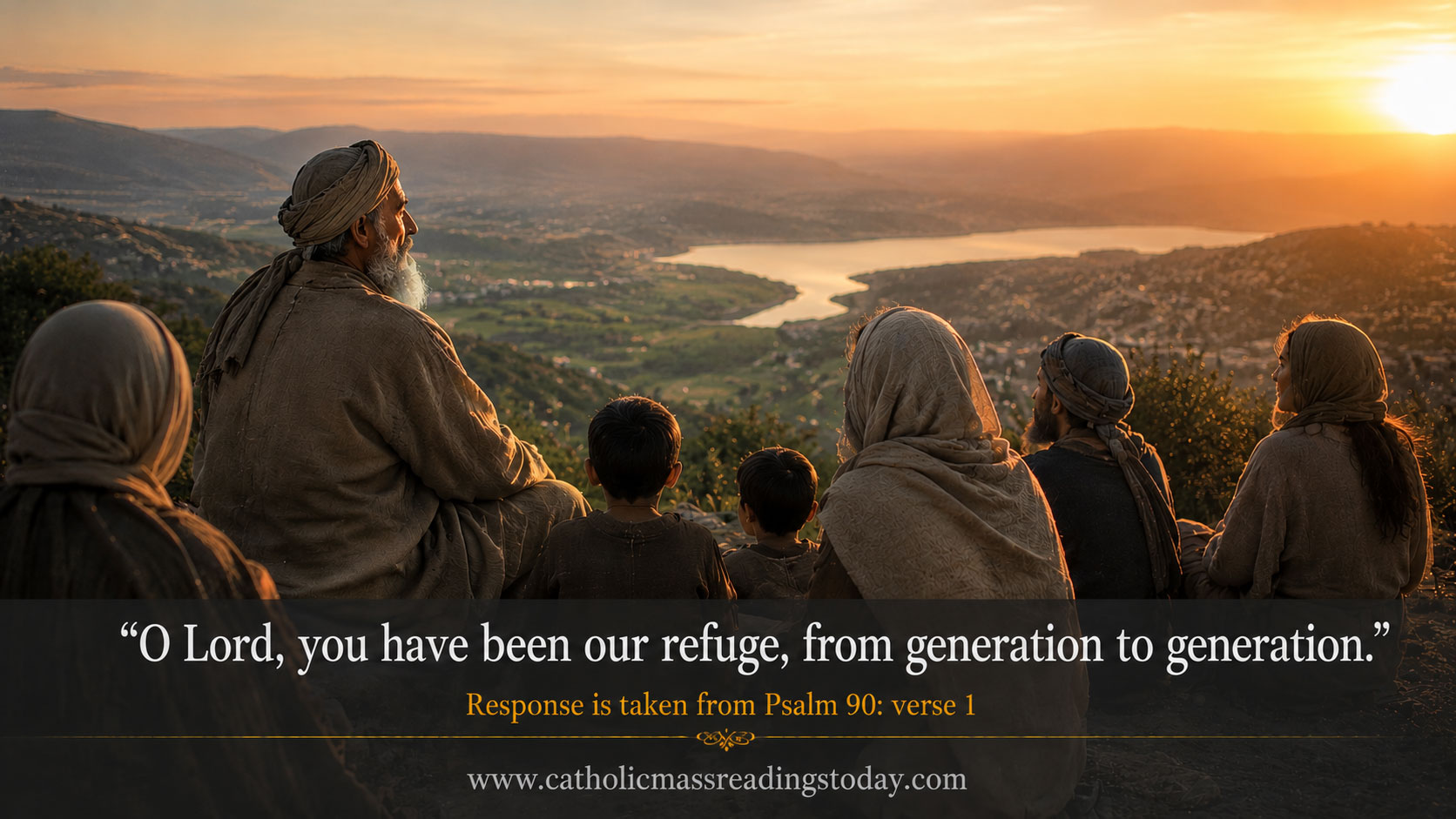 O Lord, you have been our refuge, from generation to generation
