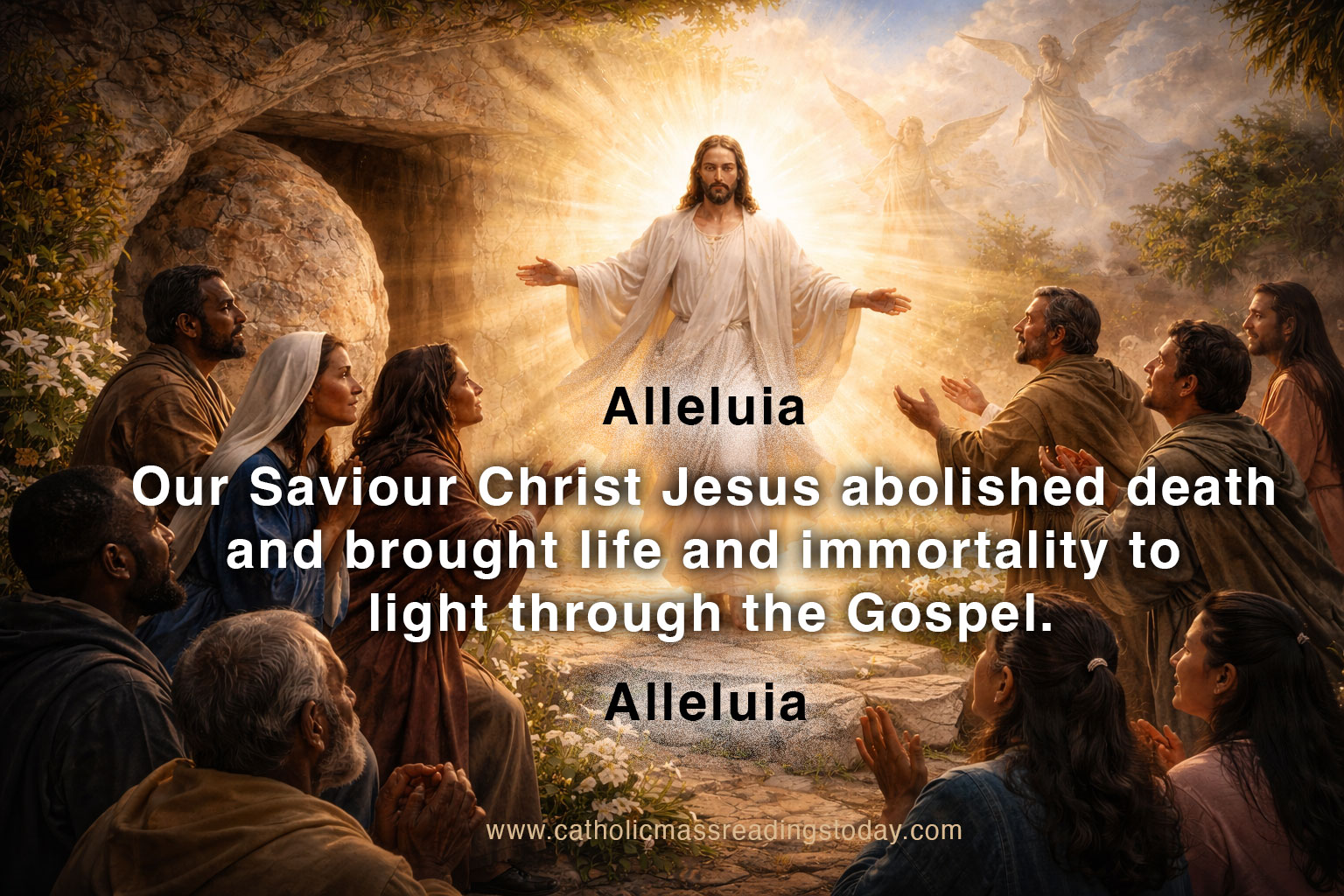 Our Saviour Christ Jesus abolished death and brought life