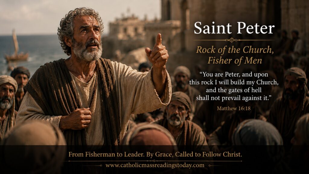 Saint Peter preaching by the sea