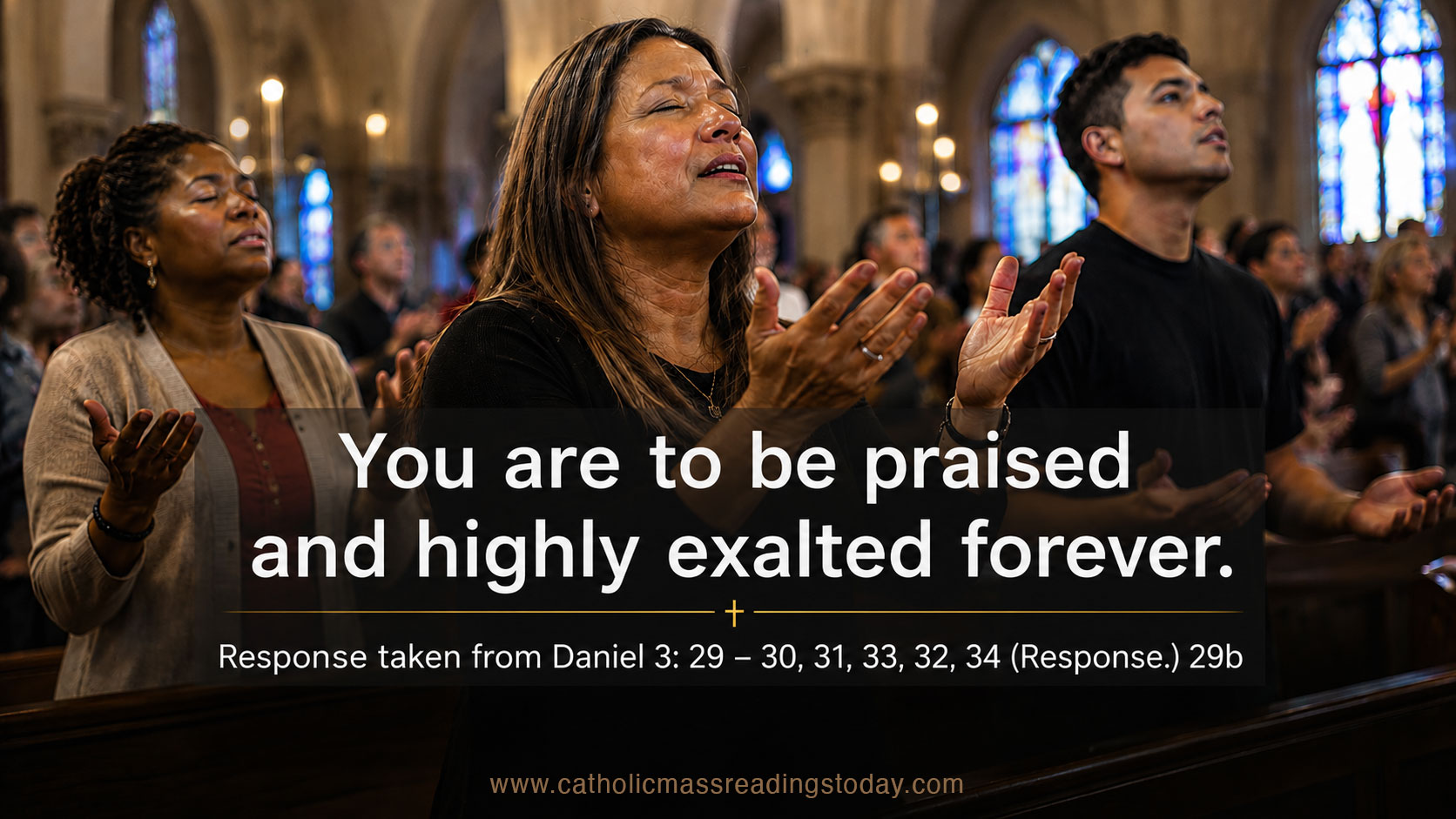 You are to be praised and highly exalted forever