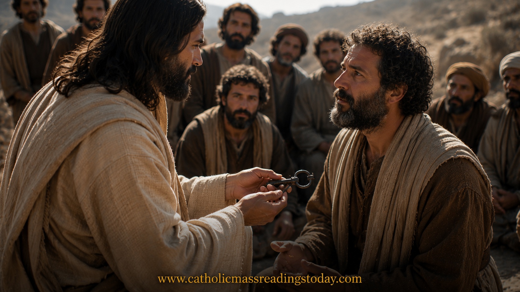 A reading from the holy Gospel according to Matthew 16: 13 - 19