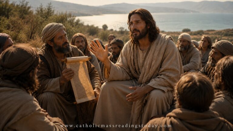 A reading from the holy Gospel according to Matthew 5: 17 - 19