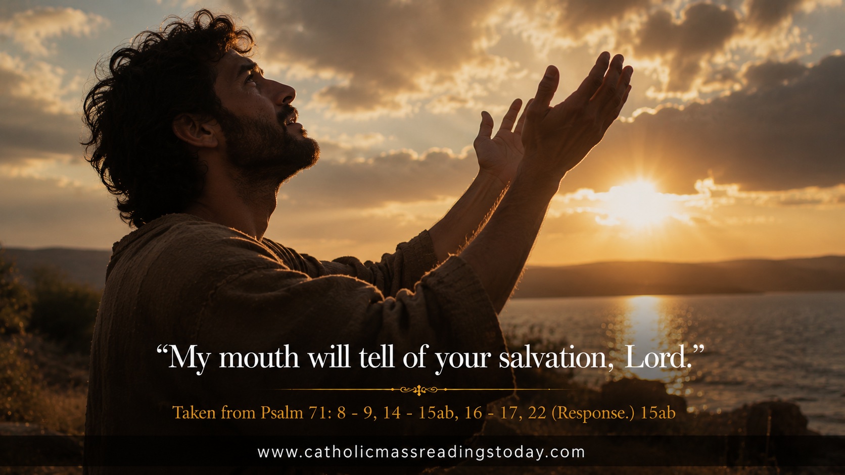 My mouth will tell of your salvation, Lord