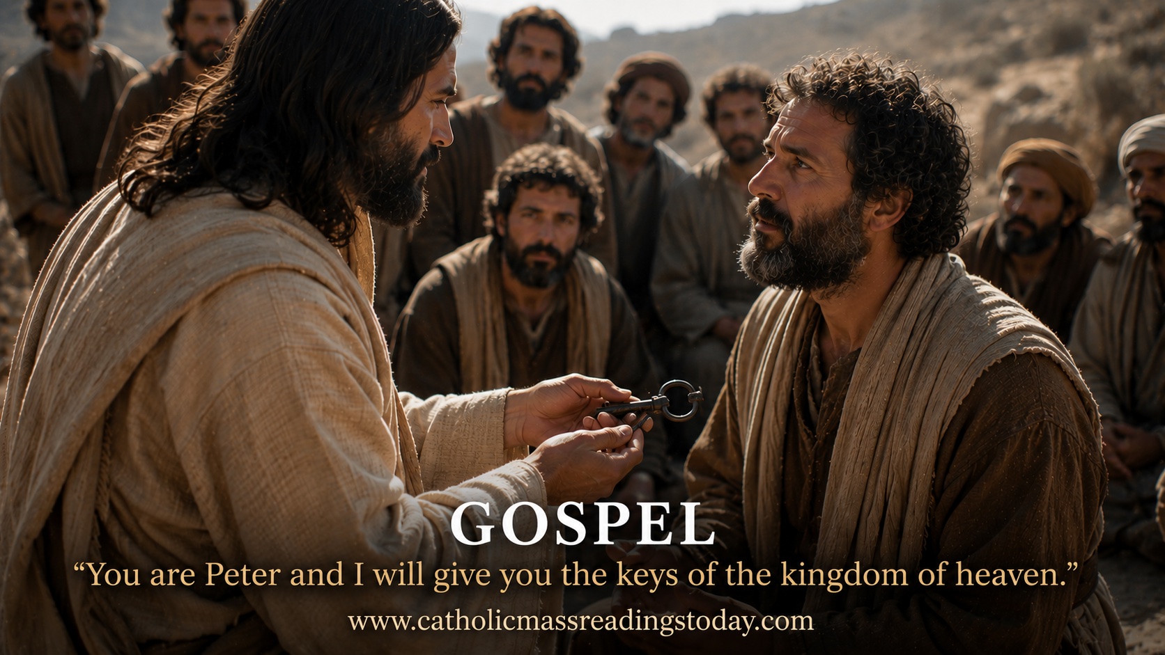 The holy Gospel Reading according to Matthew 16: 13 - 19