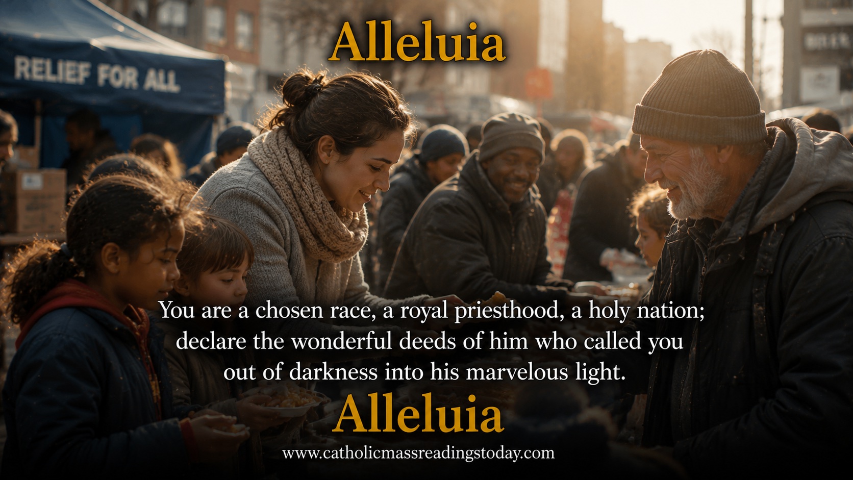 You are a chosen race, a royal priesthood, a holy nation