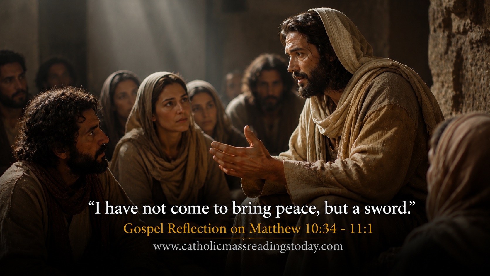 Gospel Reflection on Matthew 10:34 - 11:1