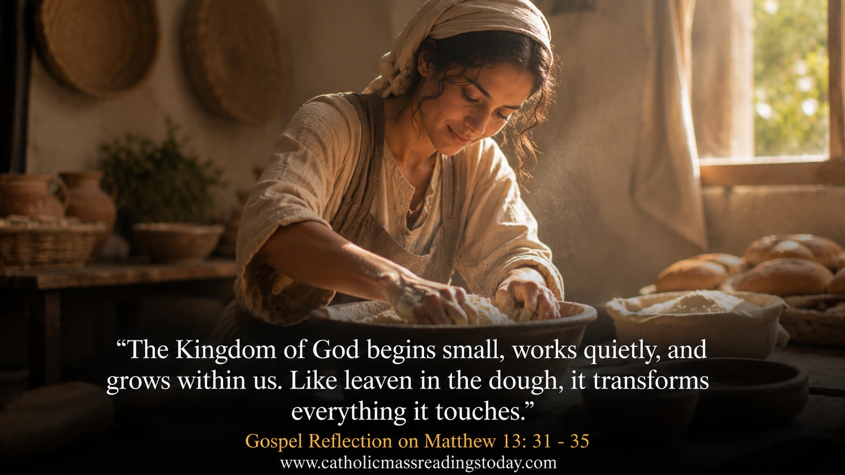 Gospel Reflection on Matthew 13:31 - 35