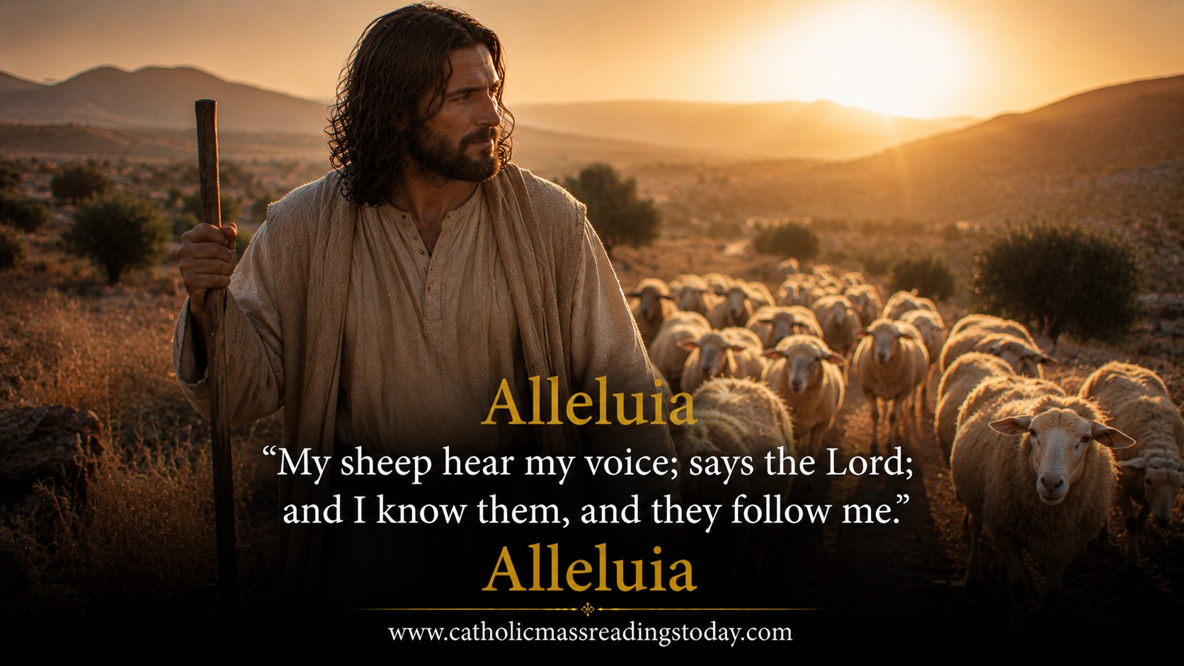 My sheep hear my voice, says the Lord; and I know them, and they follow me