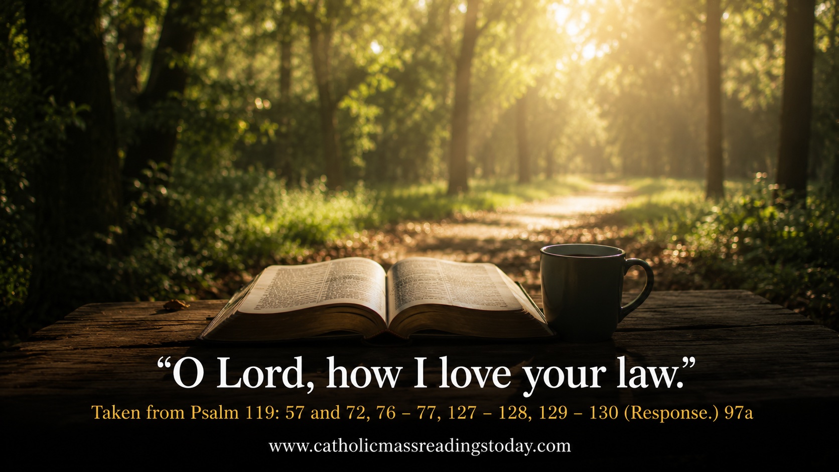 O Lord, how I love your law