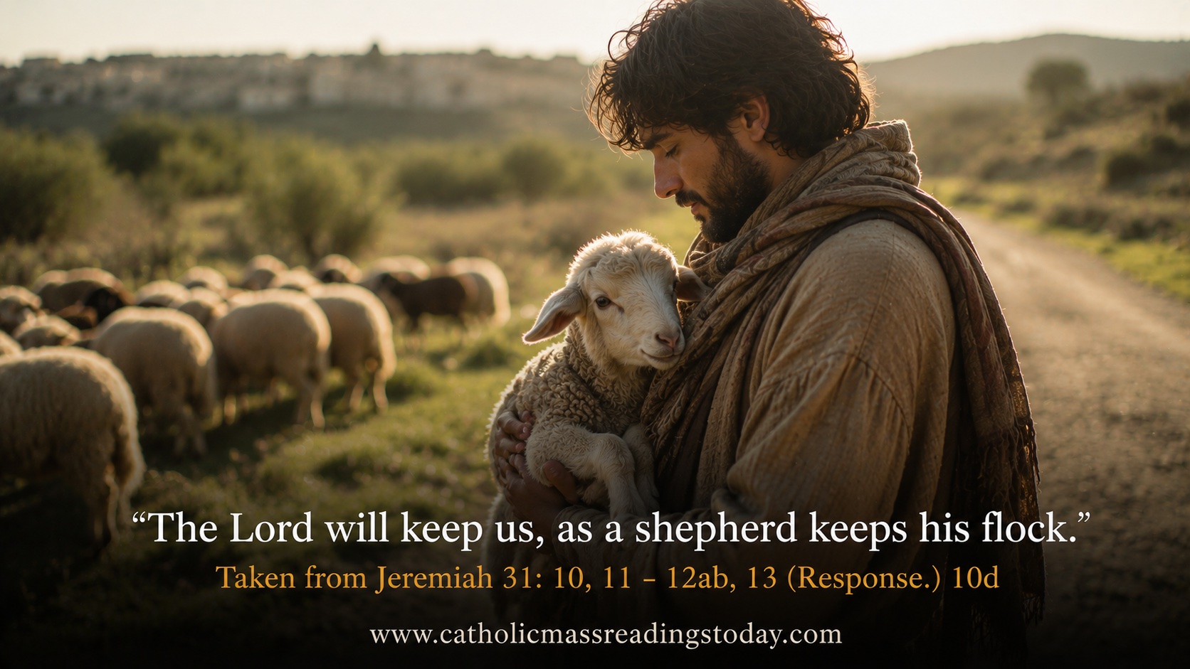 The Lord will keep us, as a shepherd keeps his flock