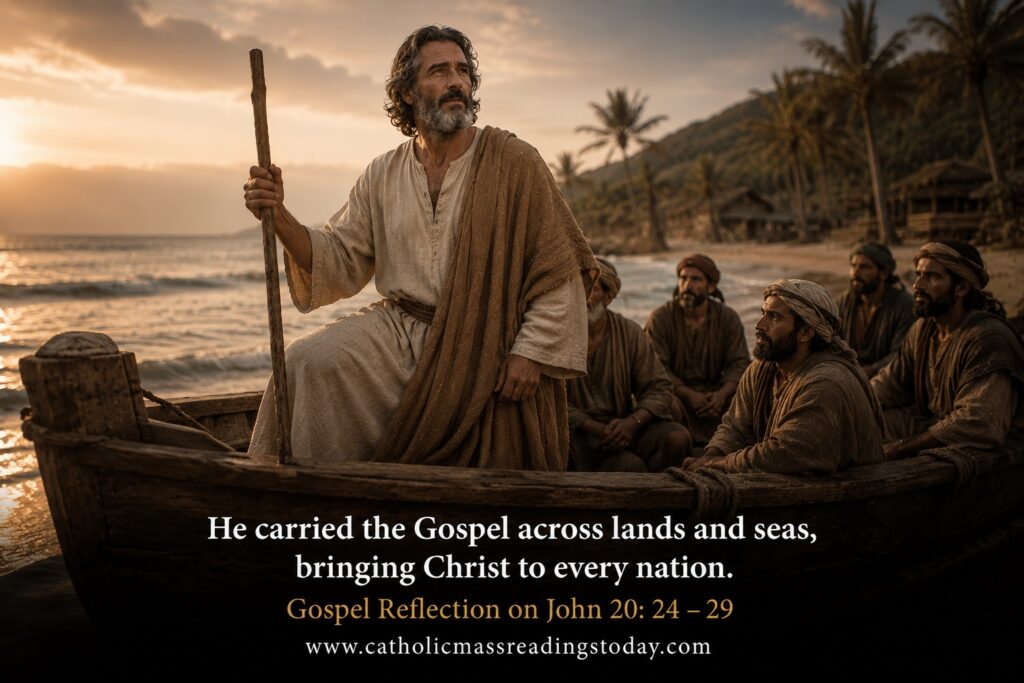 Gospel Reflection on John 20:24 – 29