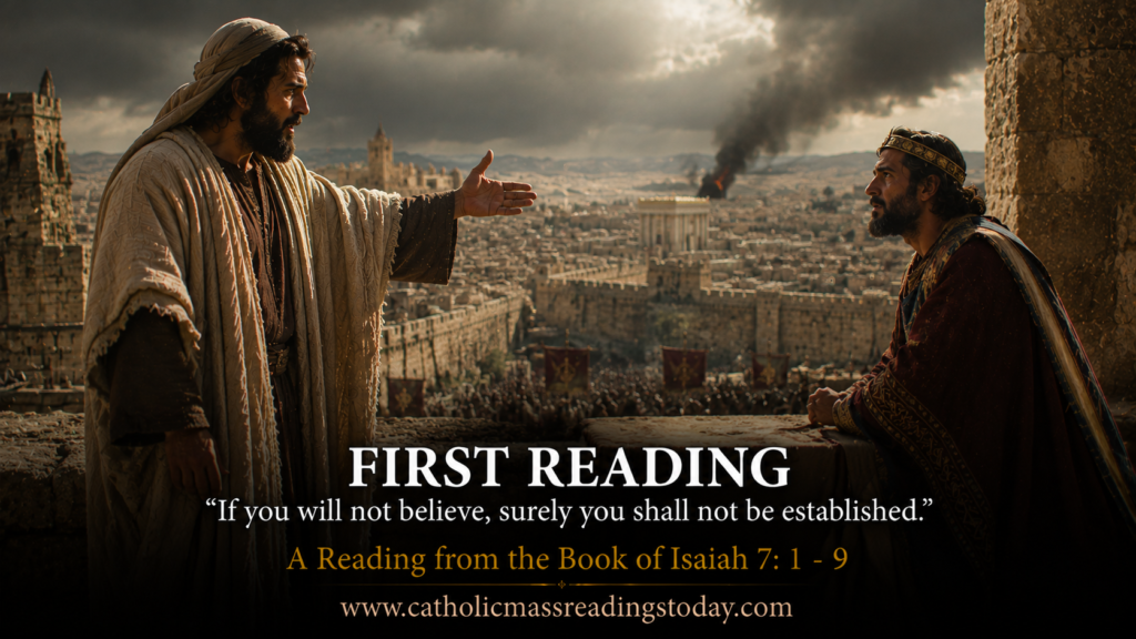 A Reading from the Book of Isaiah (ISAIAH 7: 1 - 9)