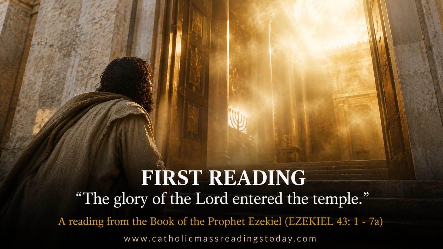 A reading from the holy Gospel according to Matthew 23: 1 - 12 ...