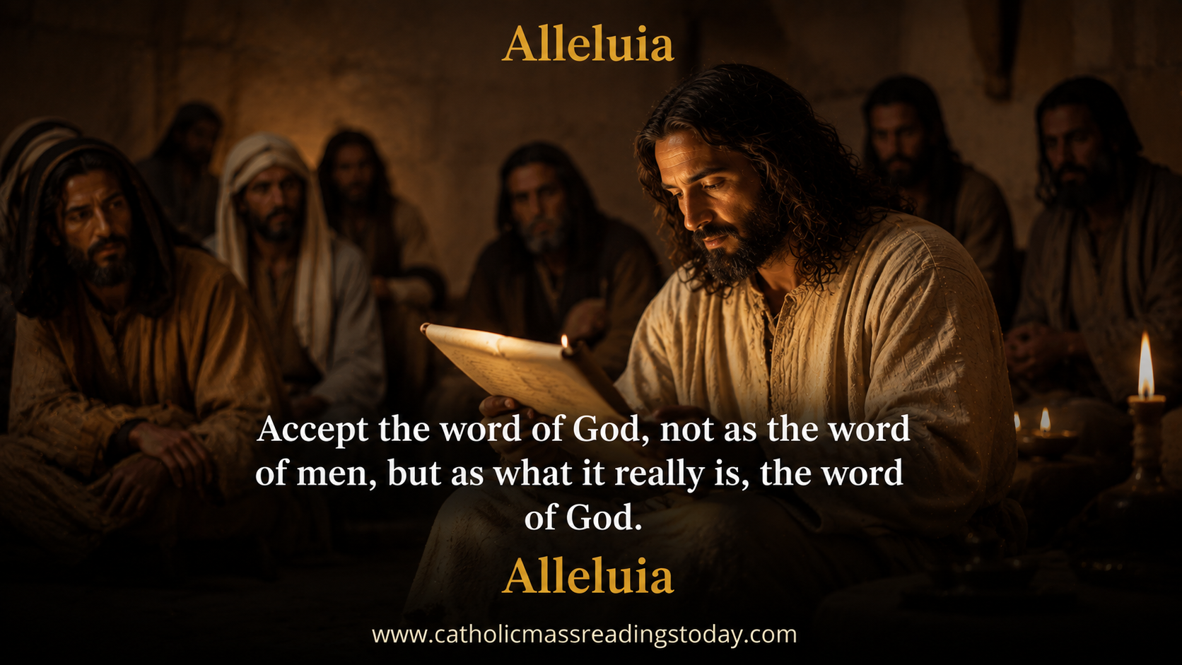 Accept the word of God, not as the word of men, but as what it really is