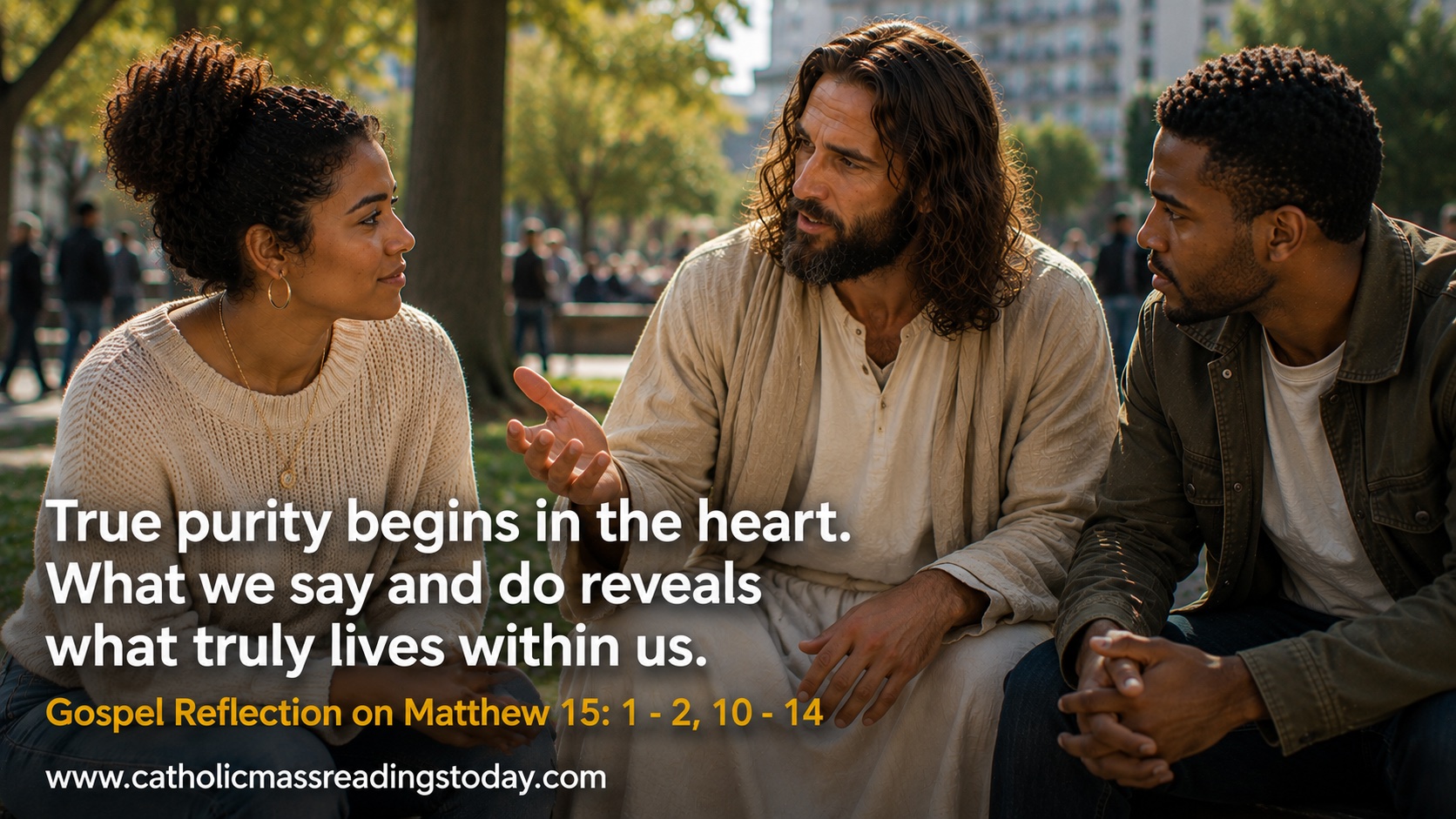 Gospel Reflection on Matthew 15:1 - 2, 10 - 14