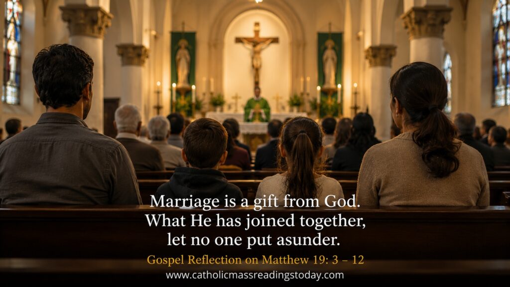 Gospel Reflection on Matthew 19:3 - 12