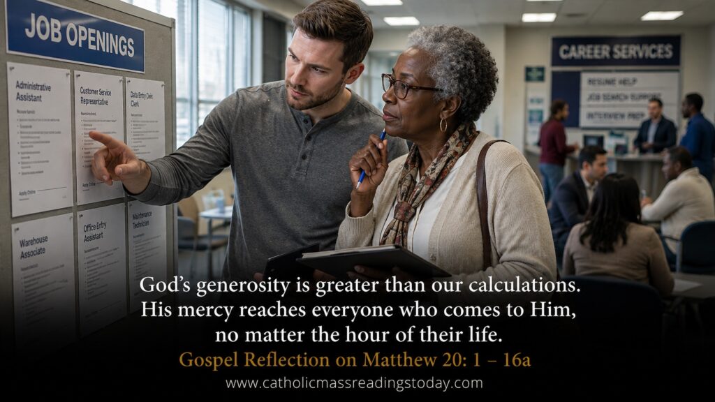 Gospel Reflection on Matthew 20:1 - 16a