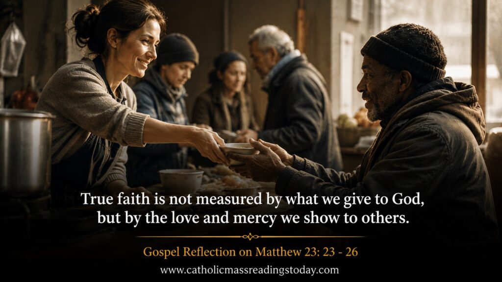 Gospel Reflection on Matthew 23:23 - 26