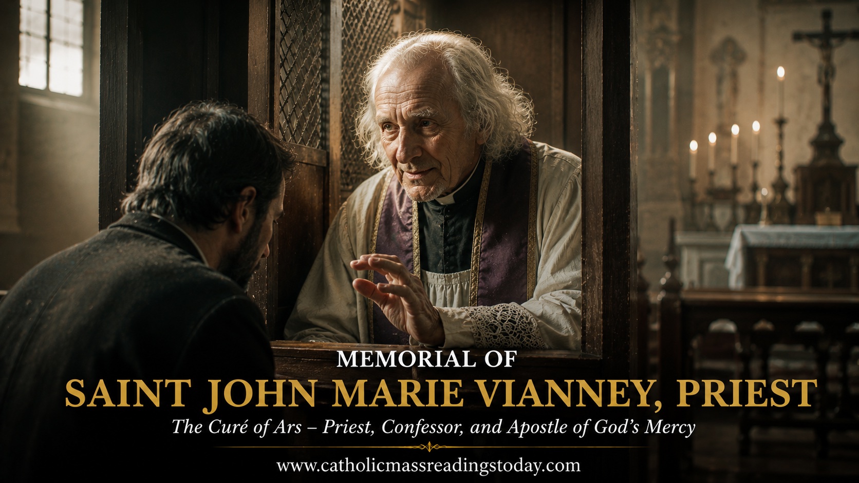 Memorial of Saint John Marie Vianney, Priest