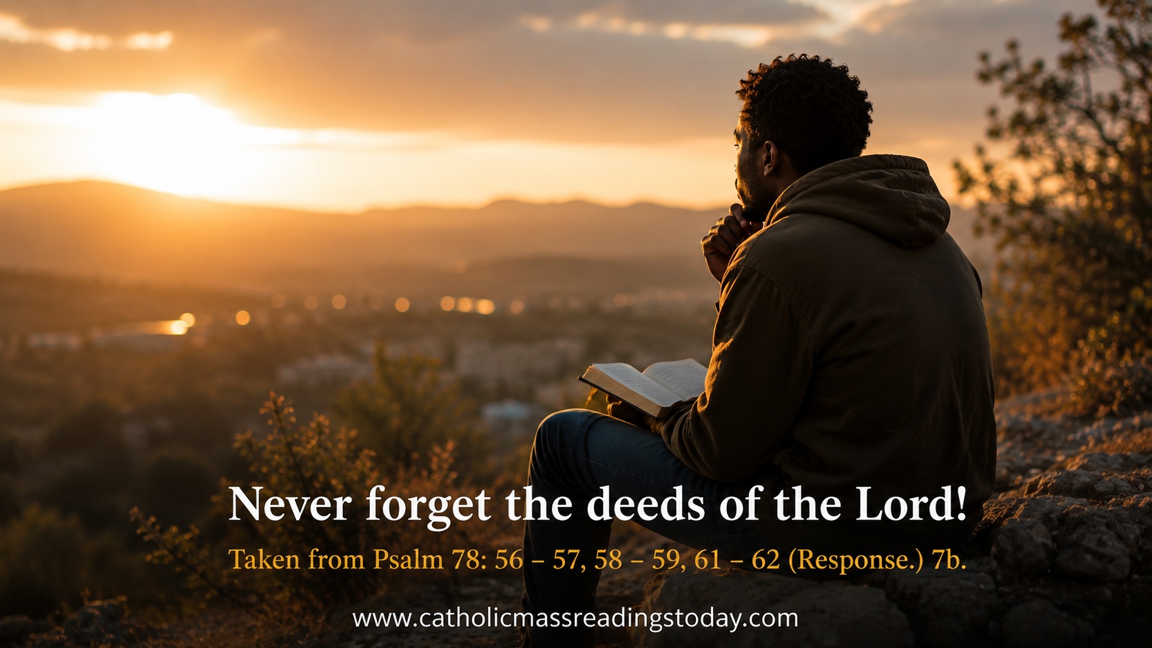 Never forget the deeds of the Lord