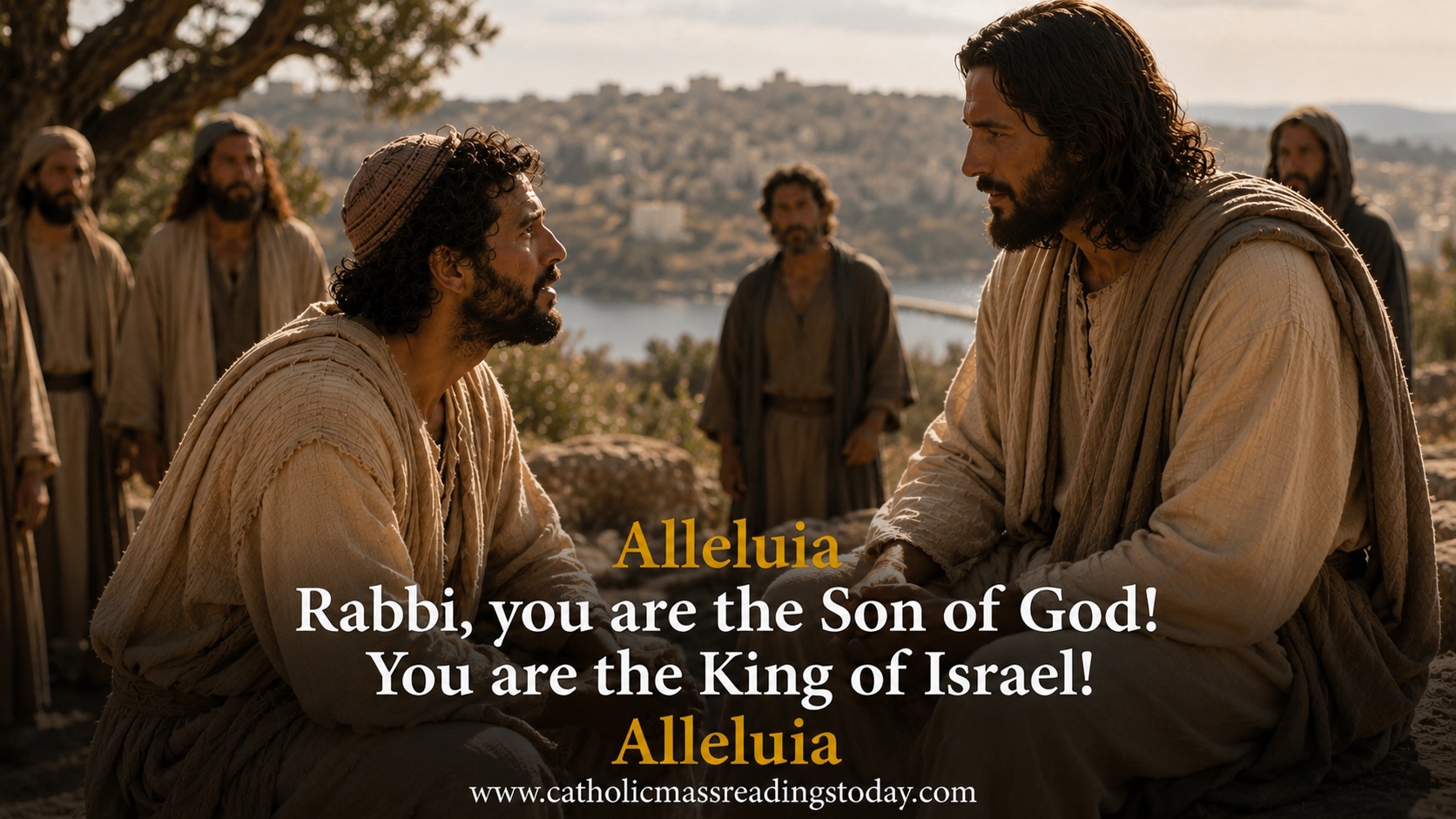 Rabbi, you are the Son of God! You are the King of Israel