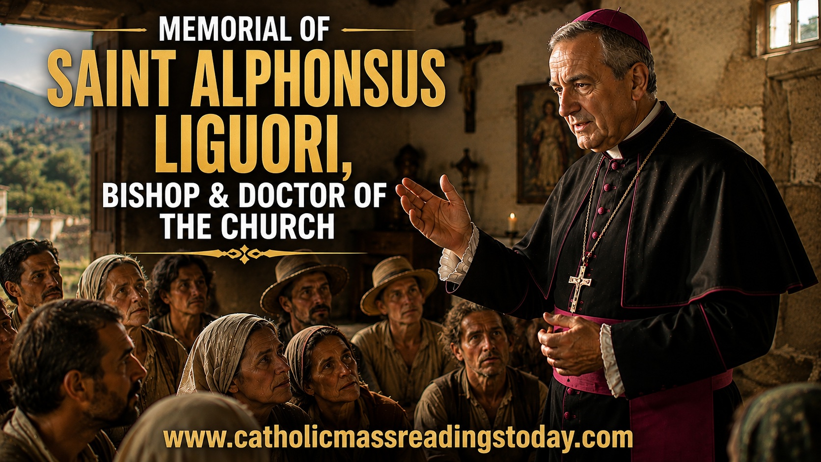 Saint Alphonsus Liguori - Bishop and Doctor of the Church