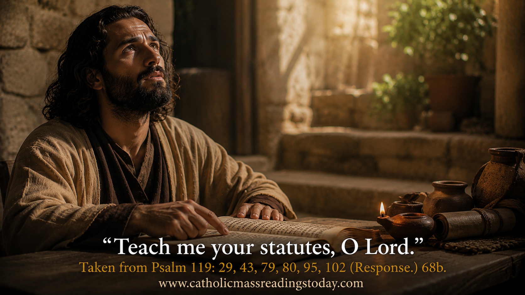 Teach me your statutes, O Lord