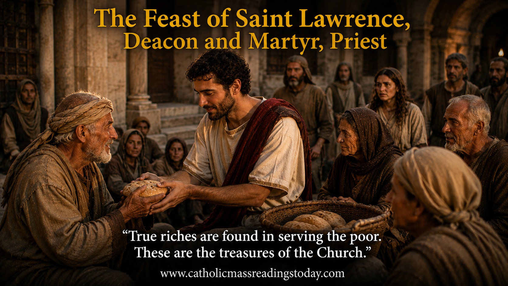The Feast of Saint Lawrence, Deacon and Martyr, Priest