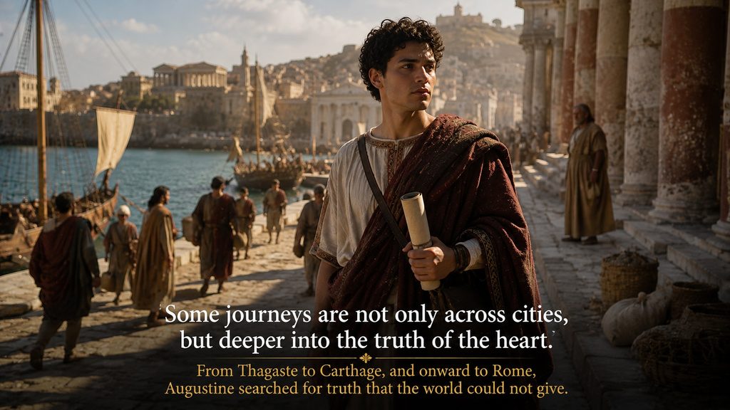 The Long Road From Thagaste to Carthage and Rome