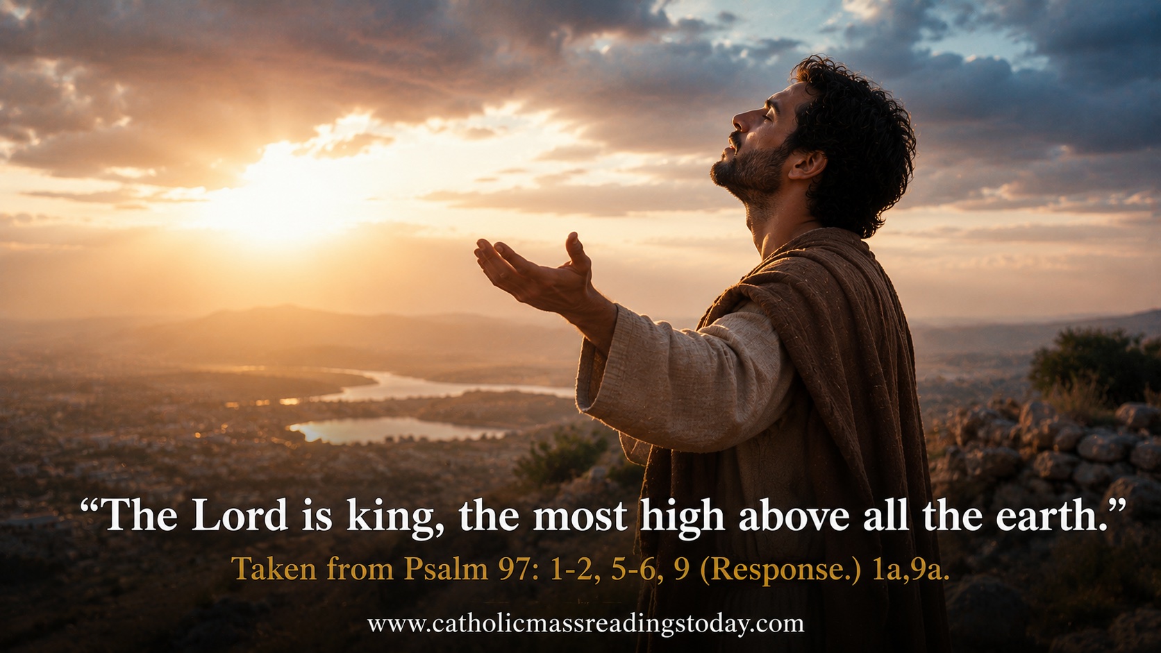 The Lord is king, the Most High above all the earth