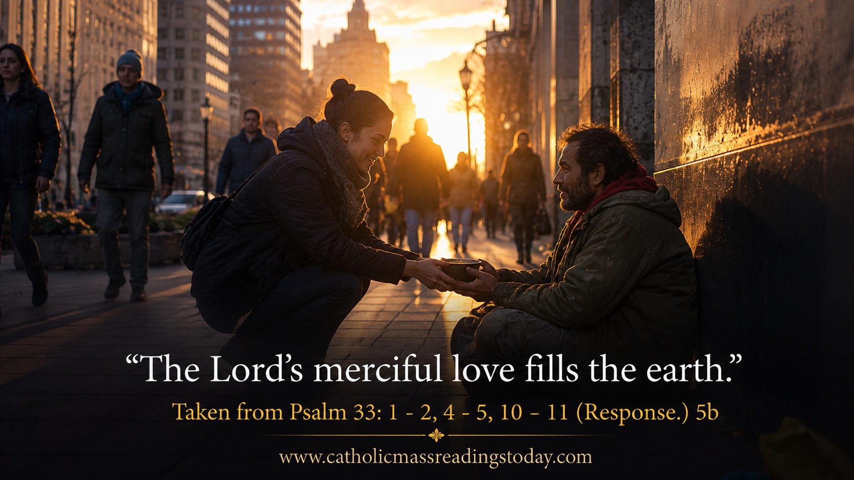 The Lord’s merciful love fills the earth