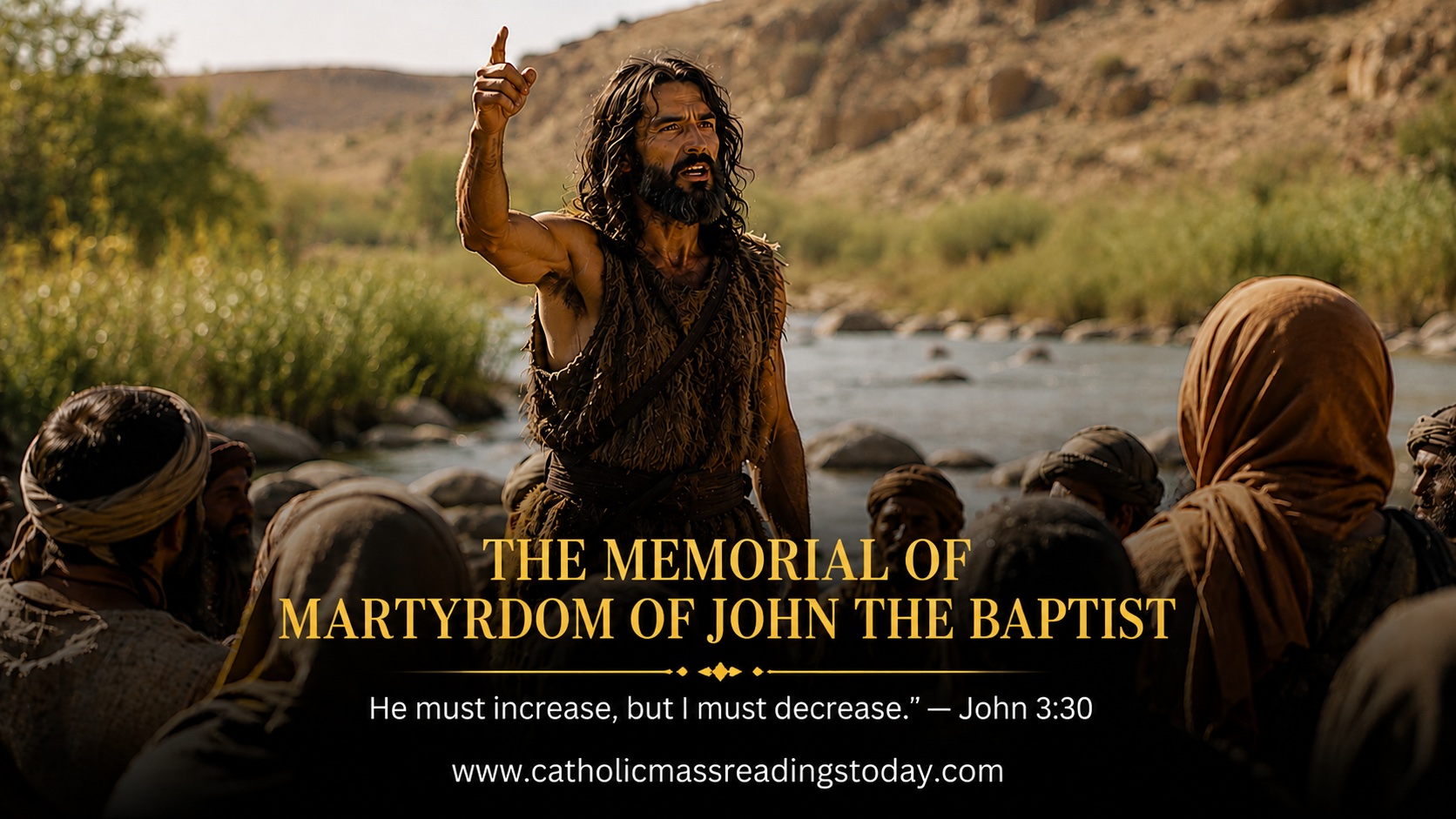 The Memorial of Martyrdom of Saint John the Baptist