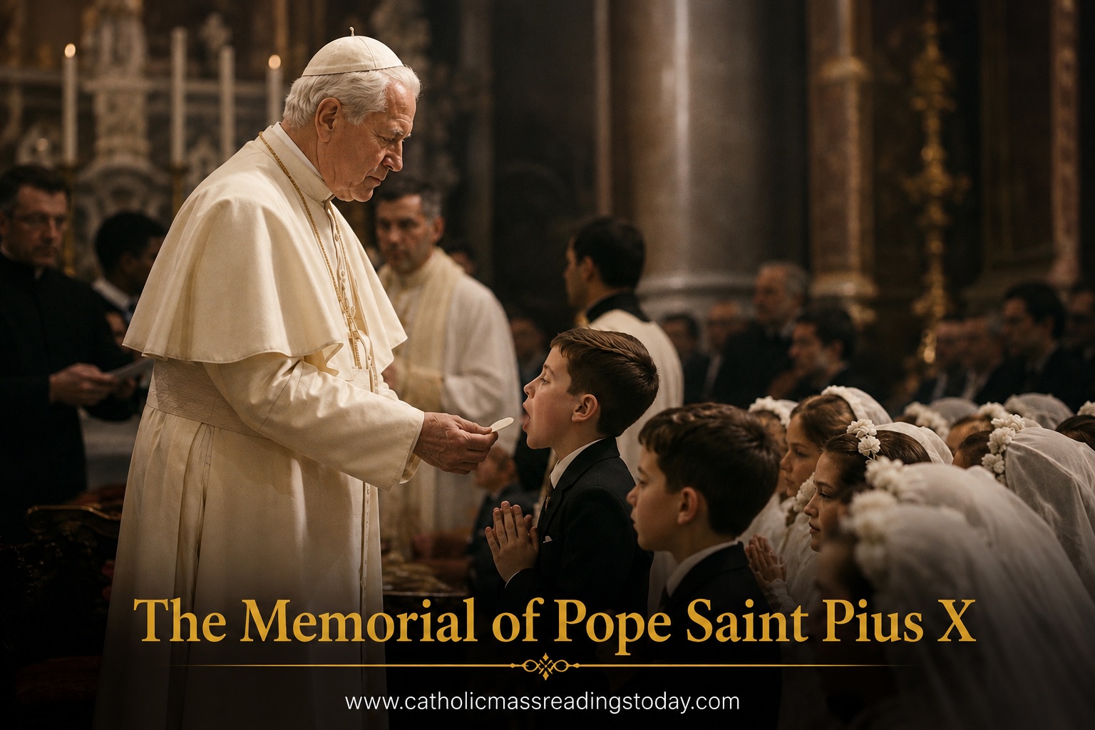 The Memorial of Pope Saint Pius X