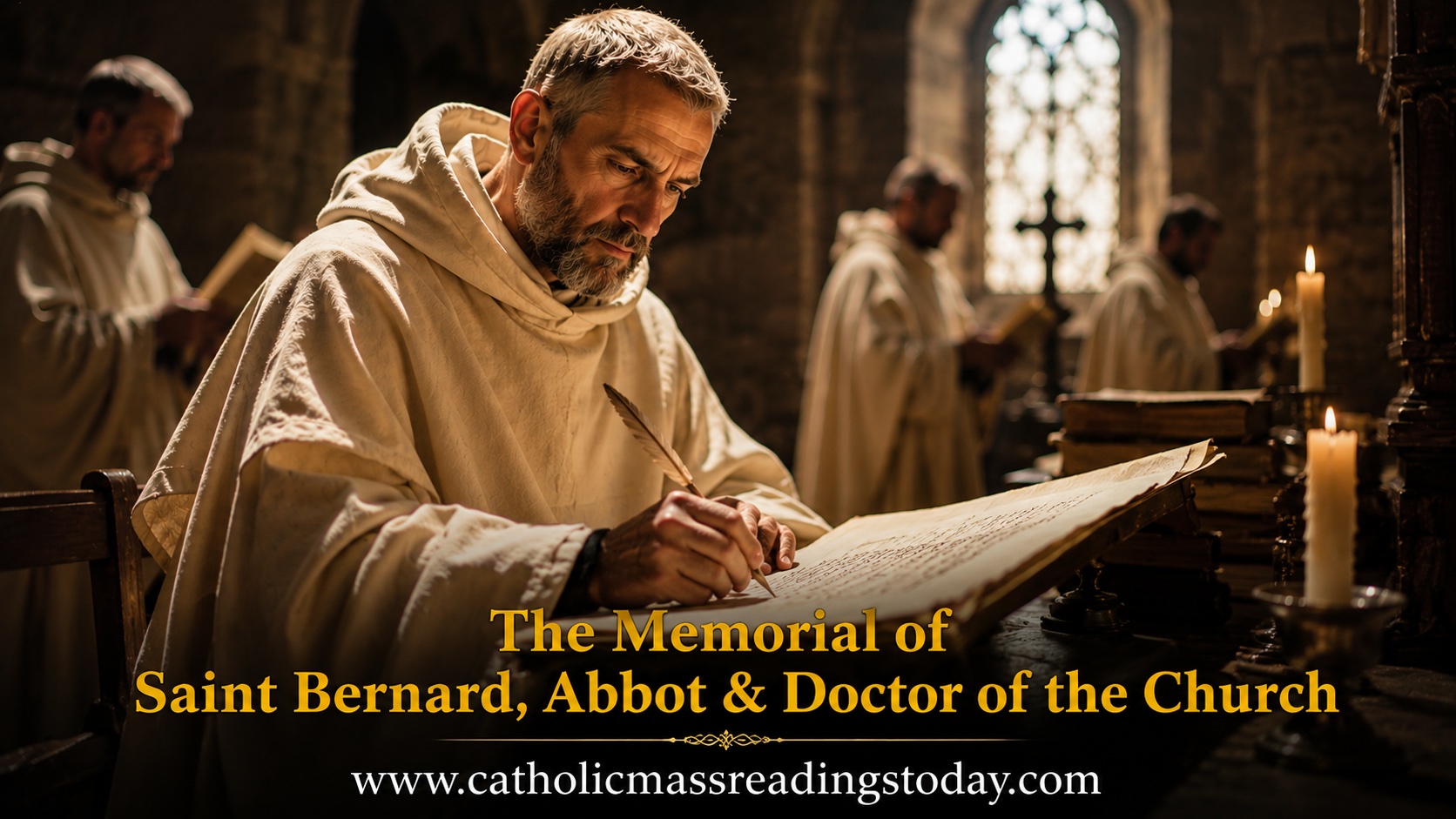 The Memorial of Saint Bernard, Abbot & Doctor of the Church