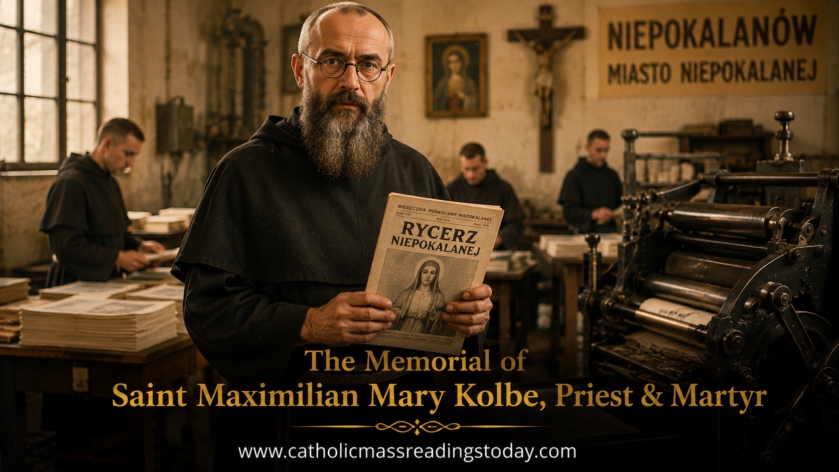 The Memorial of Saint Maximilian Mary Kolbe, Priest & Martyr