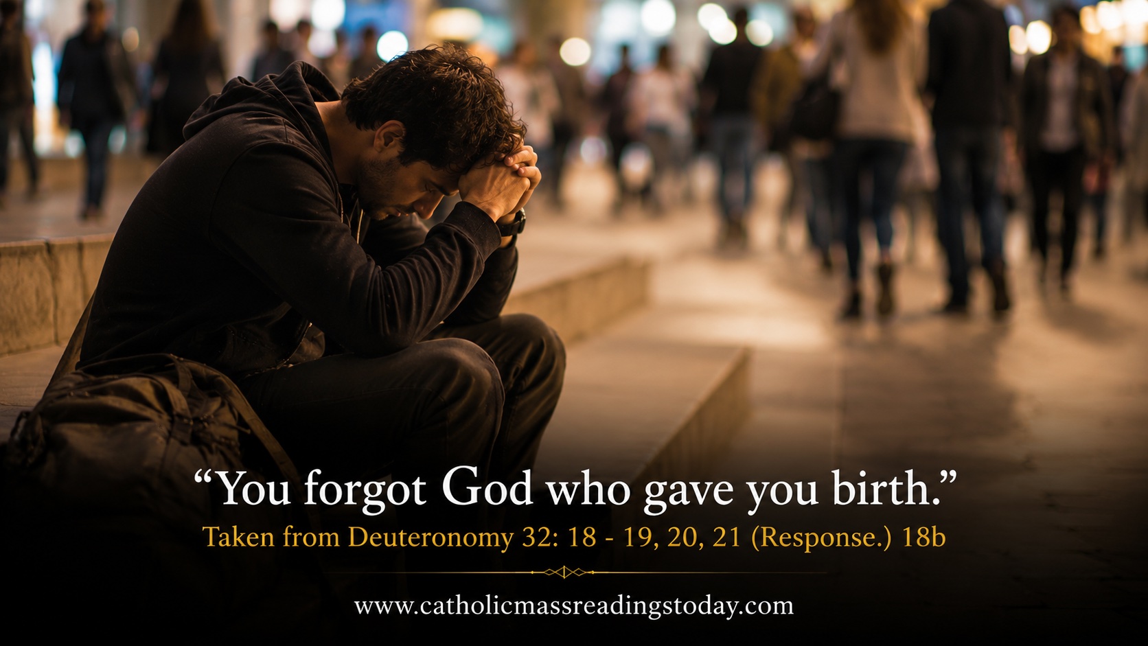 You forgot God who gave you birth