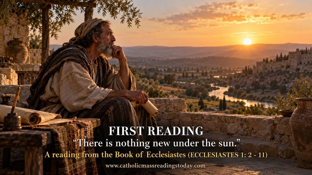 A reading from the Book of Ecclesiastes (ECCLESIASTES 1: 2 - 11)
