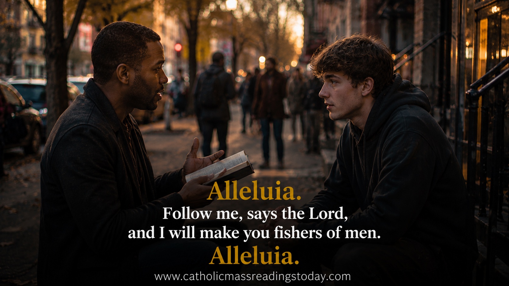 Follow me, says the Lord, and I will make you fishers of men