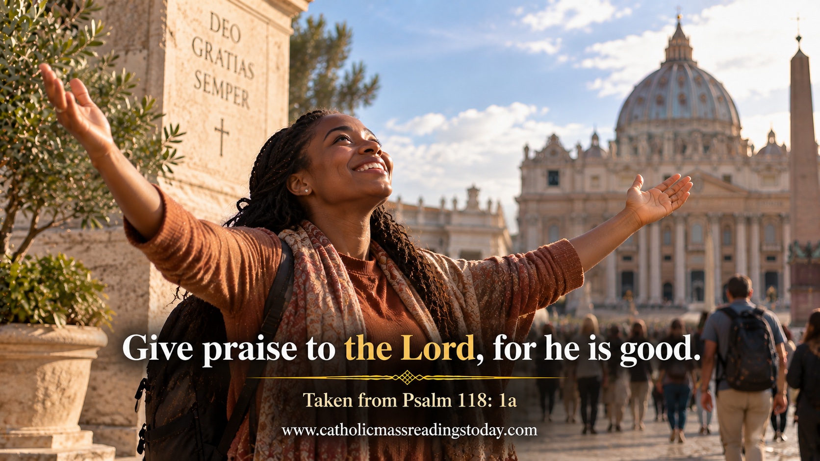 Give praise to the Lord, for he is good