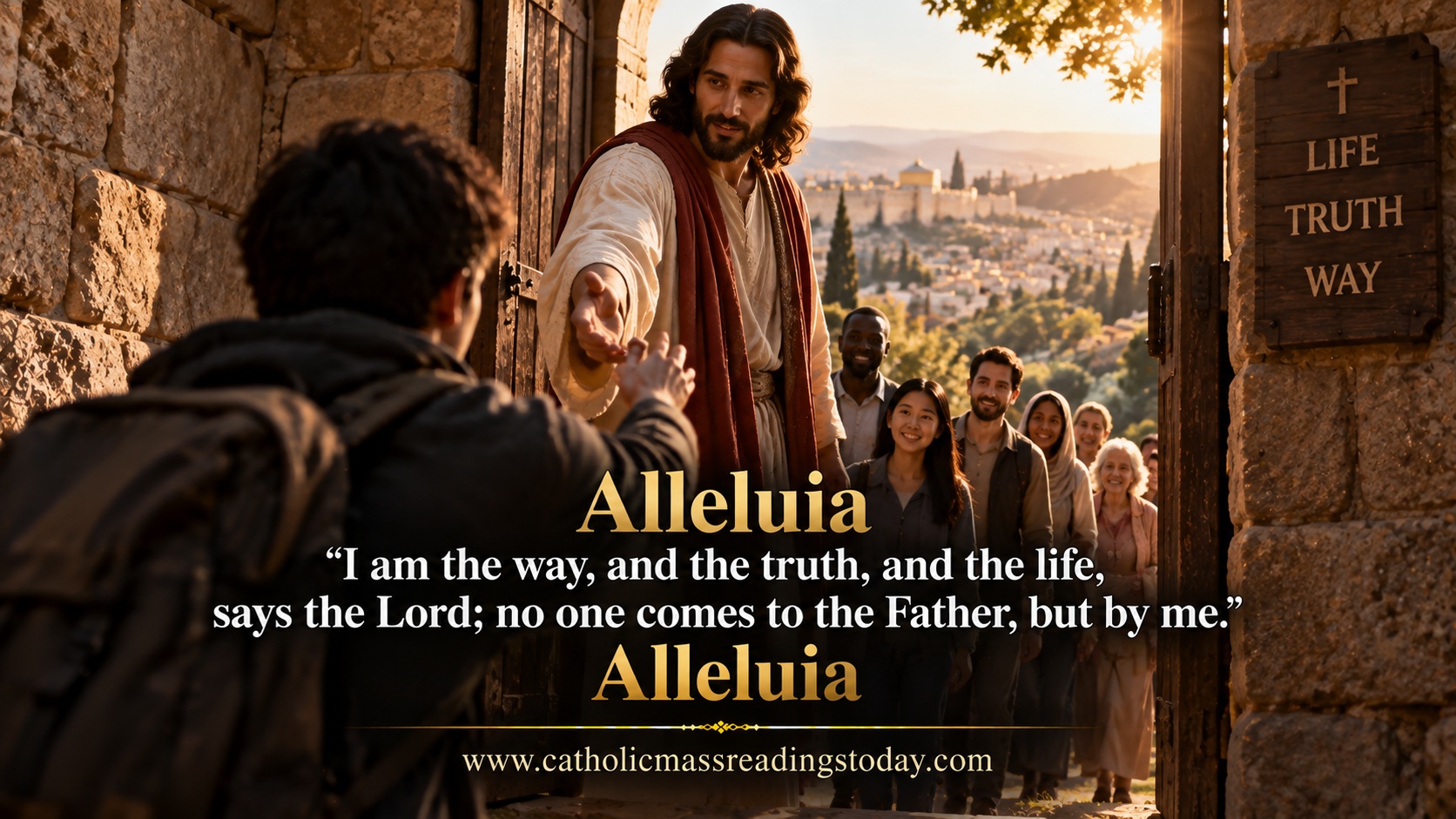 I am the way, and the truth, and the life, says the Lord