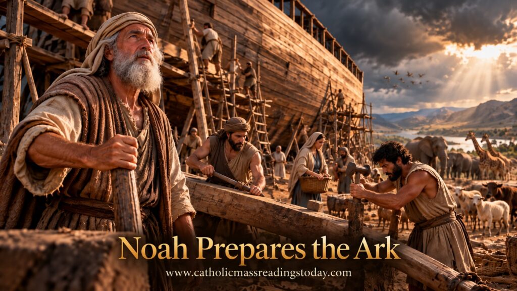 Noah Prepares the Ark