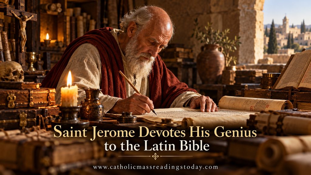 Saint Jerome and the Latin Bible