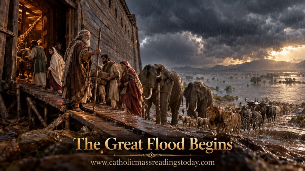 The Great Flood Begins