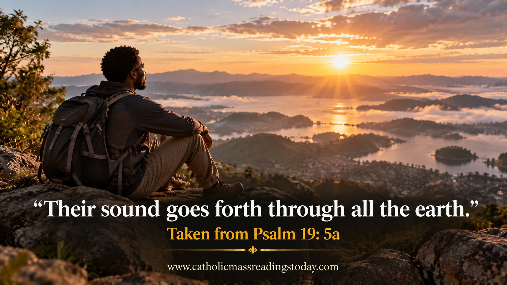 Their sound goes forth through all the earth