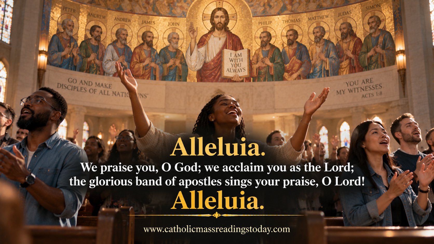We praise you, O God; we acclaim you as the Lord