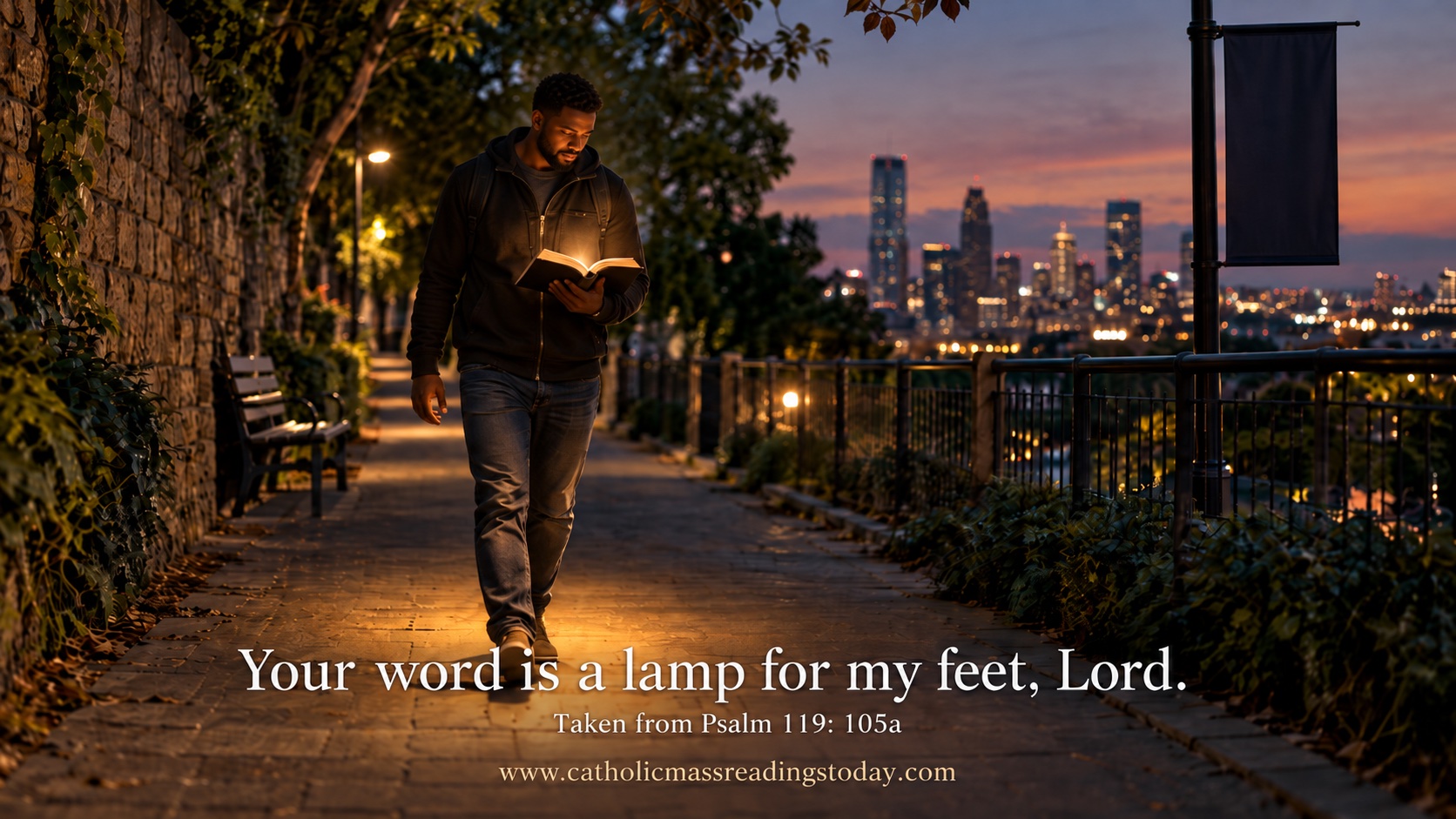 Your word is a lamp for my feet, Lord
