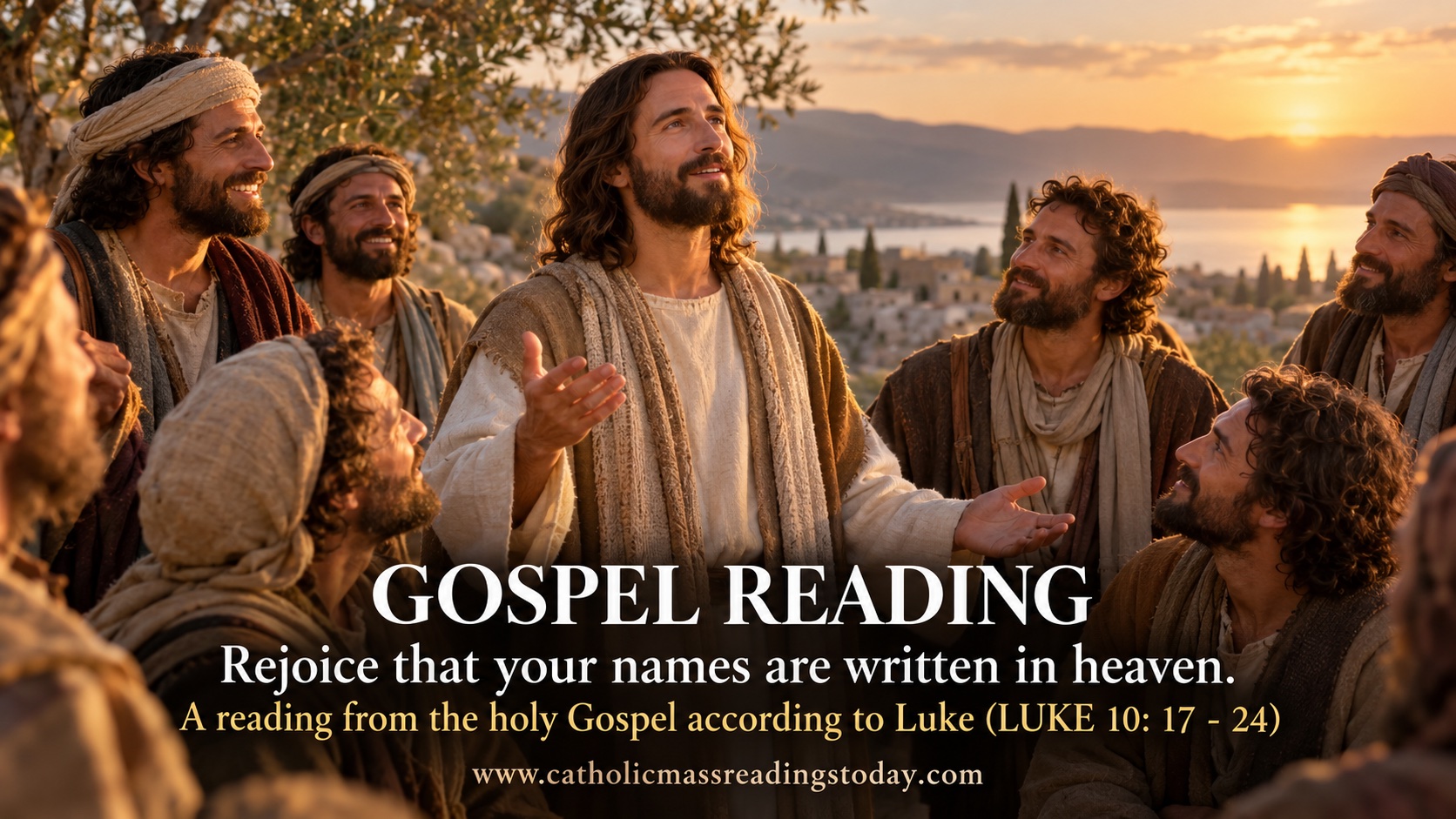 A reading from the holy Gospel according to Luke 10: 17 – 24