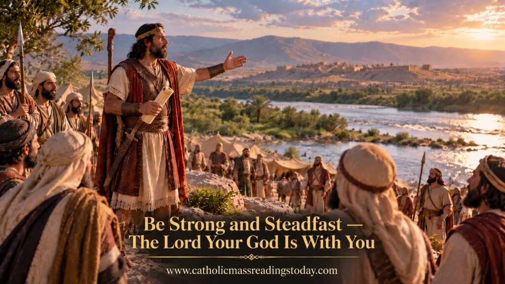 Be Strong and Steadfast - The Lord your God is With You