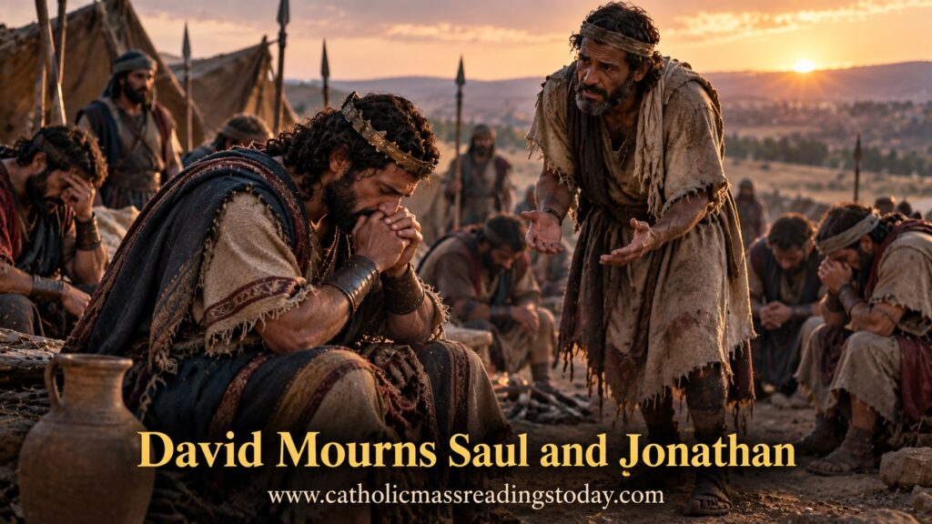 David Mourns Saul and Jonathan